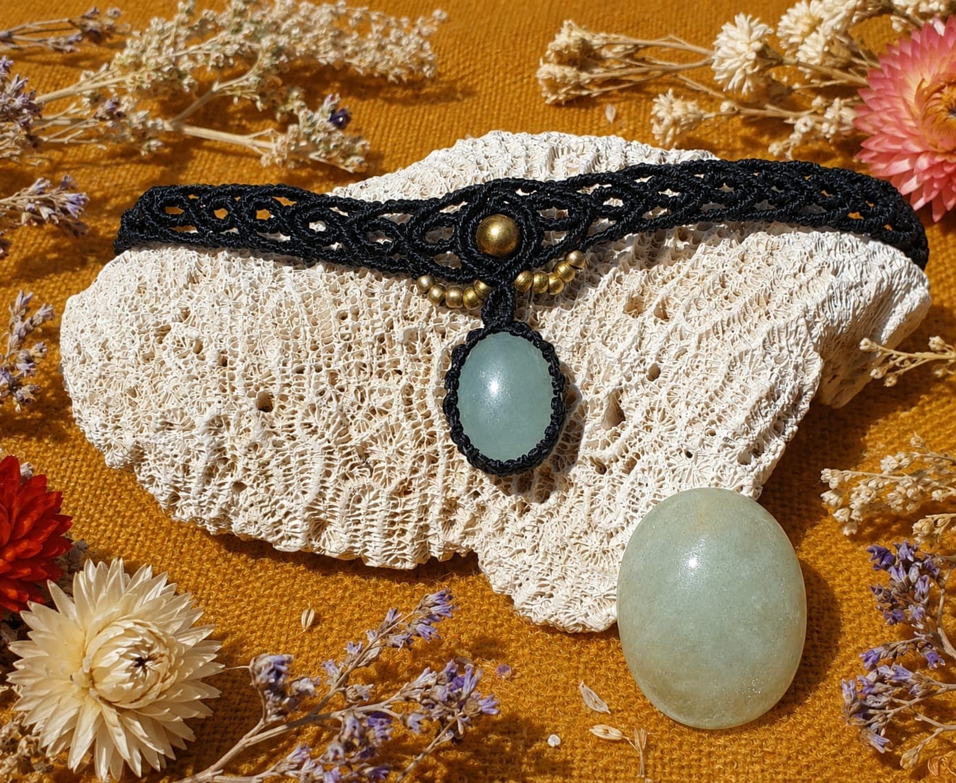 Collar Marina con aguamarina: calma, fluidez y energía del agua